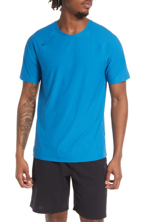 Rhone Reign Short Sleeve T-Shirt in Blue Jewel Heather