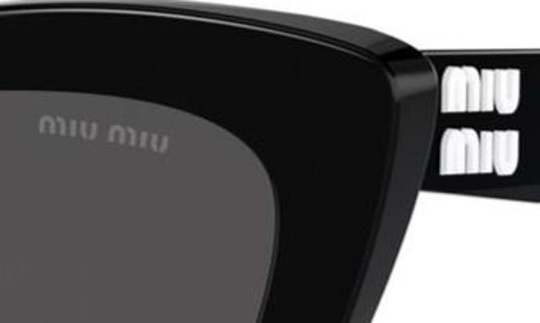 Shop Miu Miu 54mm Cat Eye Sunglasses In Black