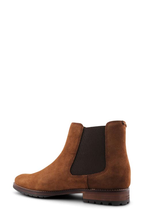 Blake Mckay Davidson Water Repellent Chelsea Boot In Tobacco Suede