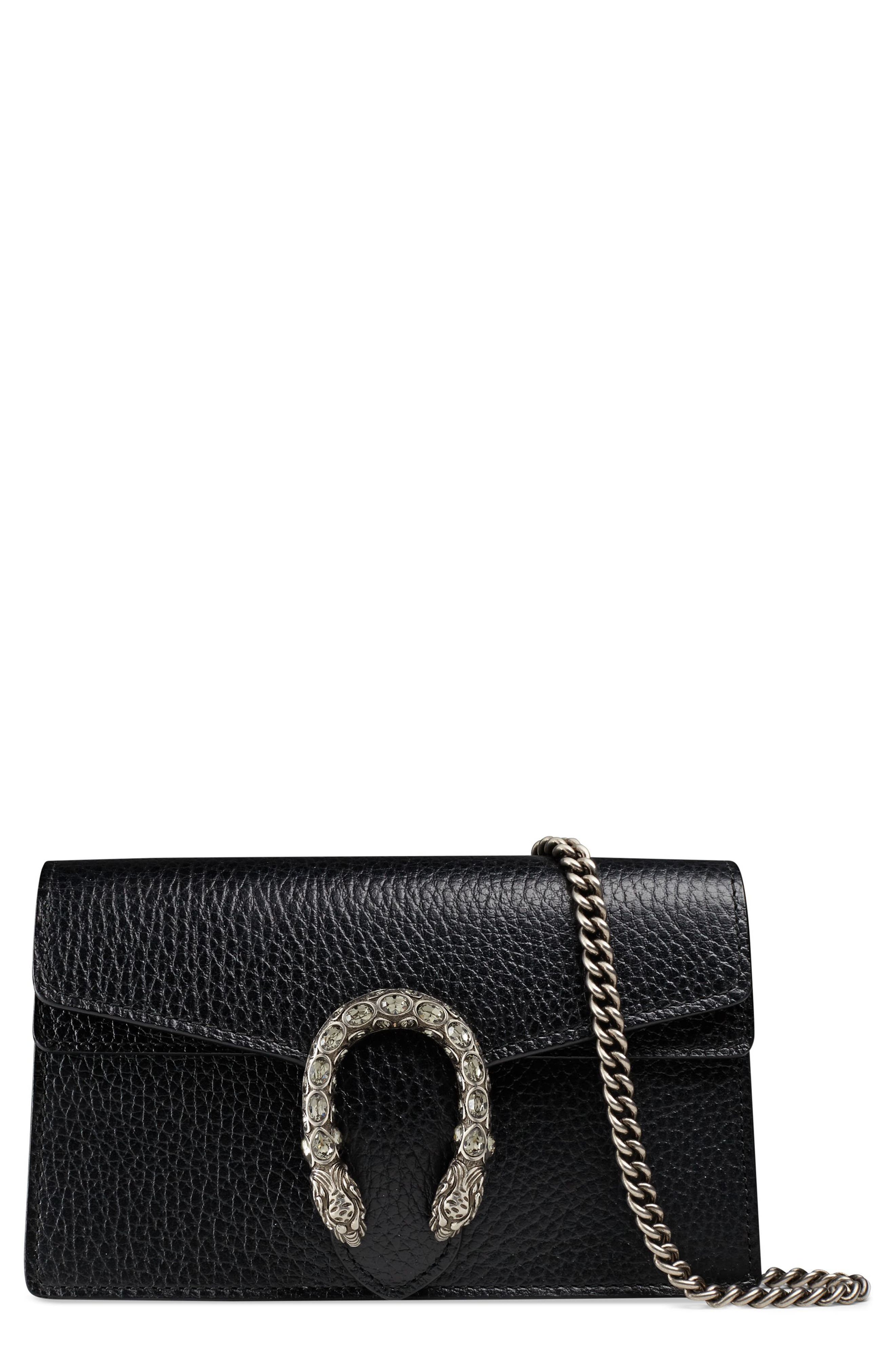 Gucci Super Mini Leather Shoulder Bag 