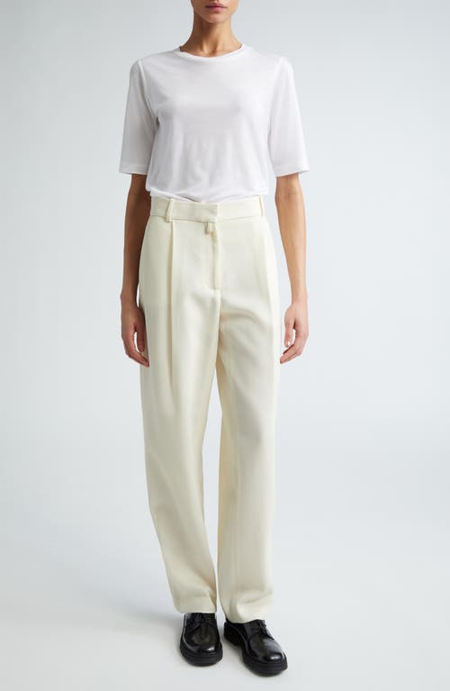 Partow Parker Modal & Cashmere T-shirt In White