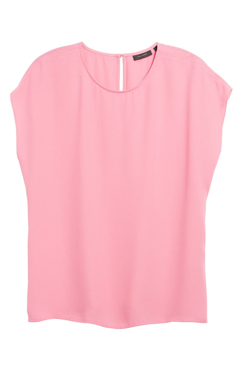 HALOGEN<SUP>®</SUP> Cap Sleeve Blouse, Main, color, PINK AURORA