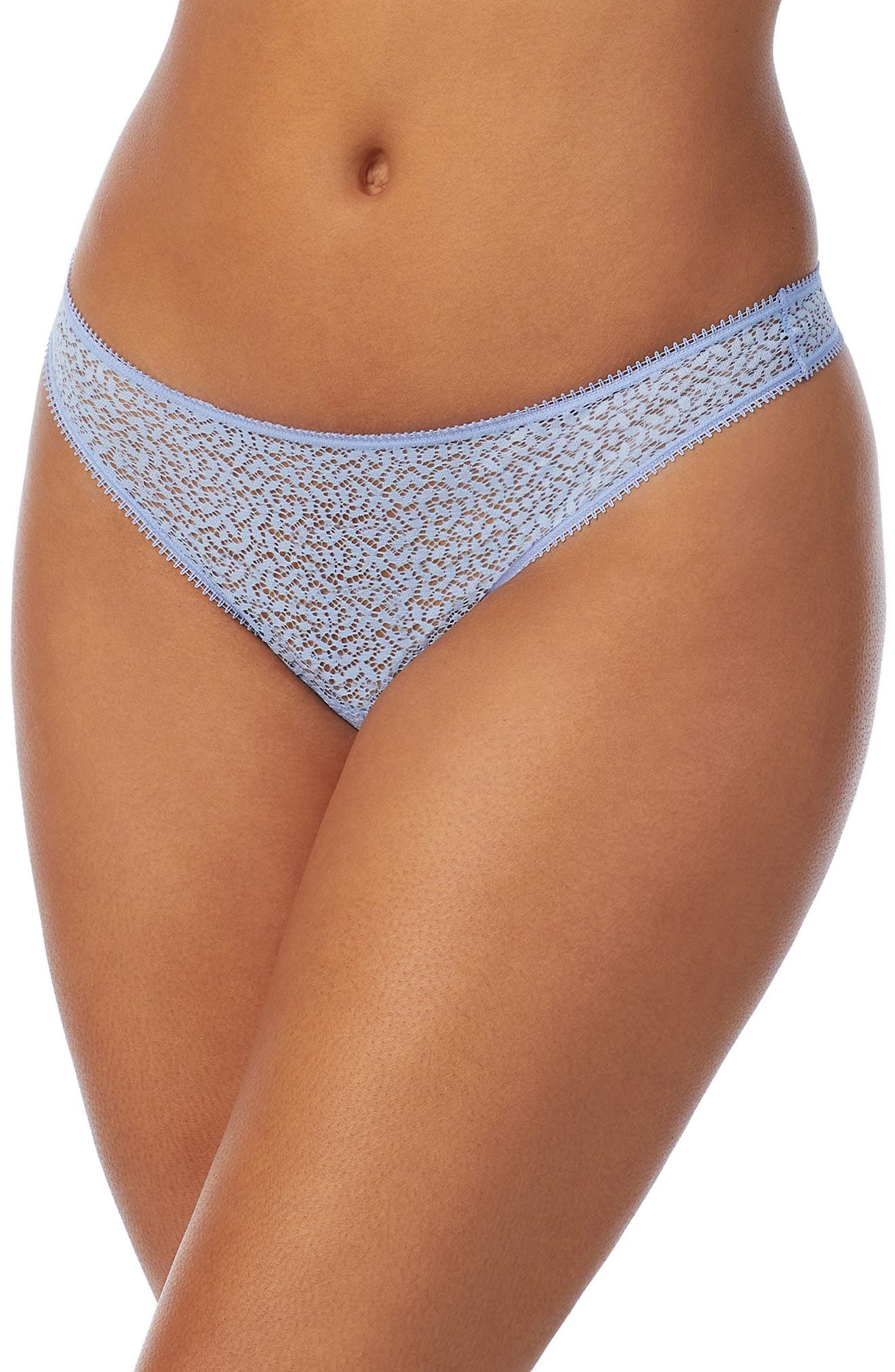 DKNY Modern Lace Thong in Serenity