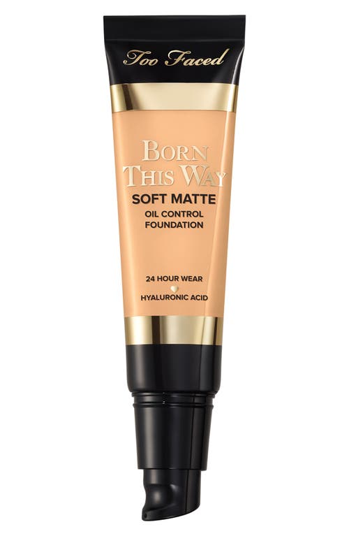 Shop Too Faced Born This Way Soft Matte Oil Control Foundation In Vanilla