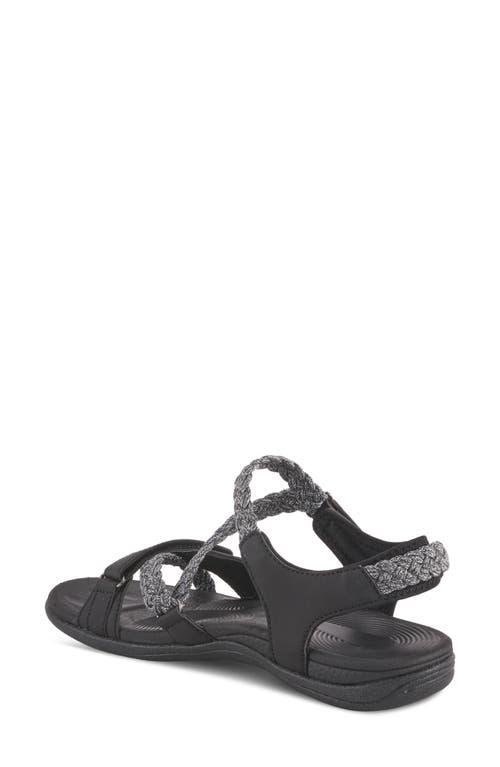 Shop Flexus By Spring Step Powerboat Strappy Sport Sandal In Black