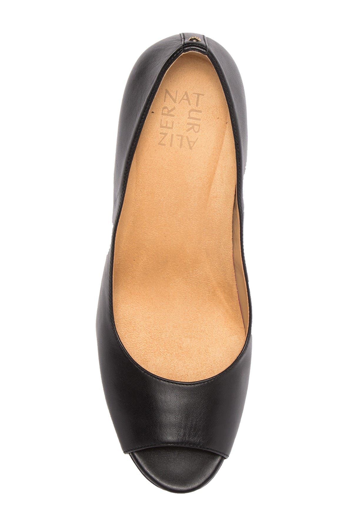 wide width peep toe flats