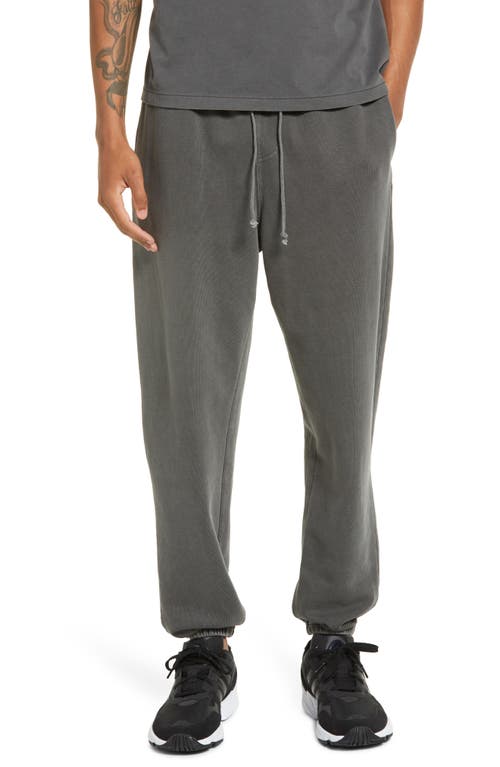 Core Organic Cotton Brushed Terry Sweatpants in Grey