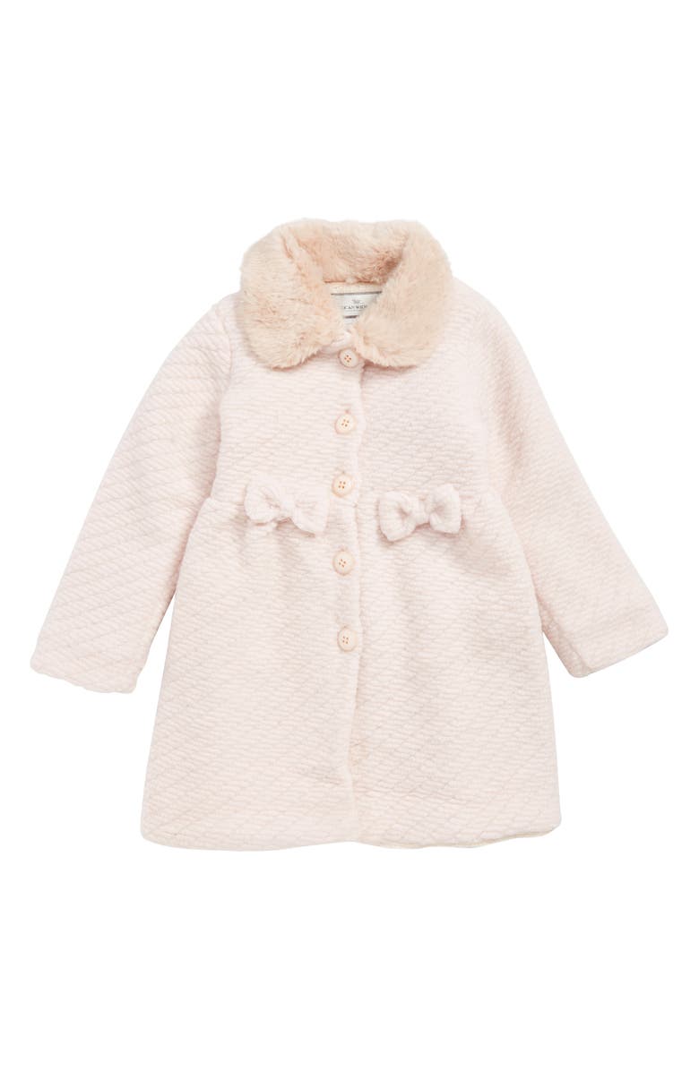 Widgeon Faux Fur Collar Coat (Toddler Girls & Little Girls) | Nordstrom