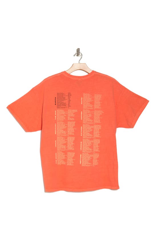 Shop Bdg Urban Outfitters Planets Cotton Graphic T-shirt In Orange