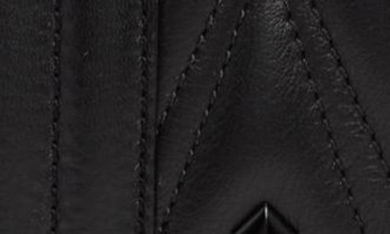 Shop Valentino By Mario Valentino Beatriz Diamond Stud Quilt Crossbody Bag In Black