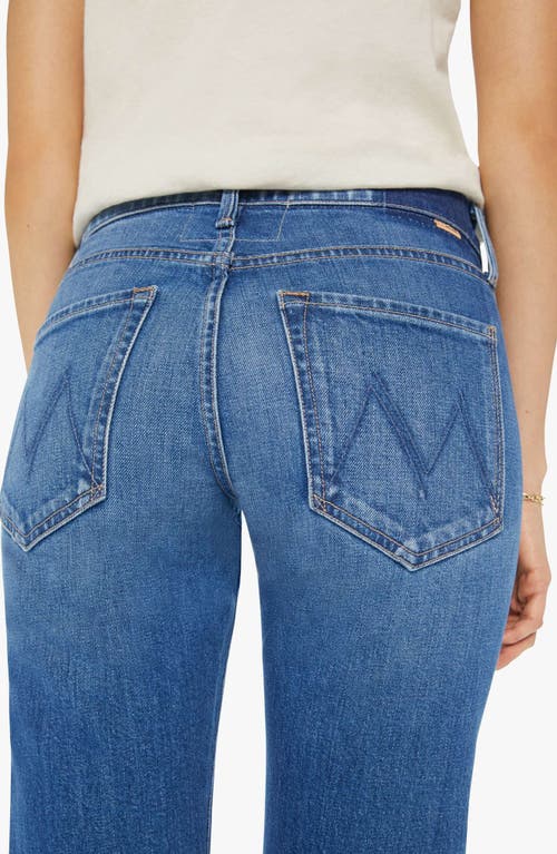 Shop Mother The Slider Hover Straight Leg Jeans In Punch Buggy