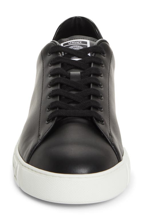 Versace Greek Sneaker In Black