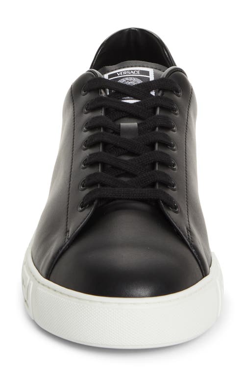 Shop Versace Greca Sneaker In Black