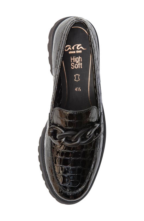 Ara Kiana Bit Loafer In Black