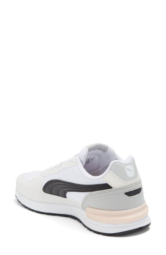 Shop Puma Lace-up Graviton Sneaker In Alpine Snow- White-amber