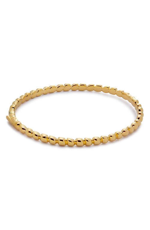 Nura Teardrop Bangle Bracelet in 18Ct Gold Vermeil
