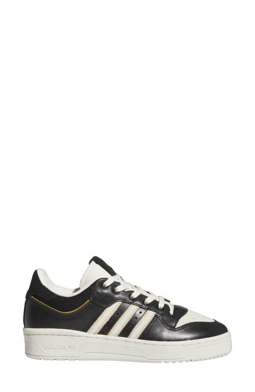 Adidas Originals Adidas Rivalry 86 Low Sneaker In Black/ivory/mesa