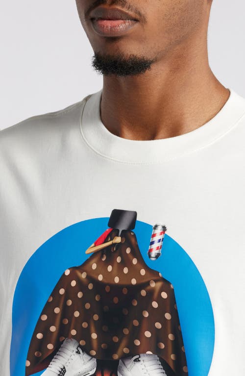 Shop Jordan X Darien Birks Artist Series Cotton Graphic T-shirt In Sail