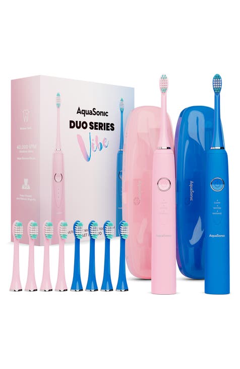 Vibe Duo Ultra Whitening Wireless Charging Electric Toothbrushes Set