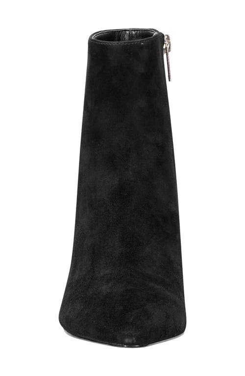 Shop Marc Fisher Ltd Kolton Kitten Heel Bootie In Black Suede