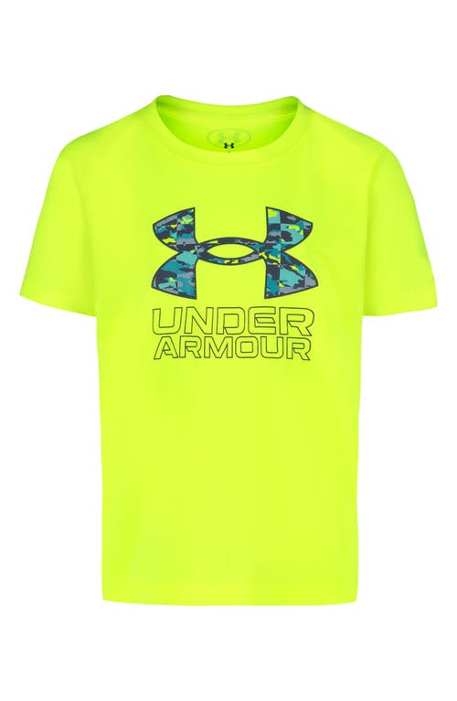 Under Armour Kids' Shapeshift Logo Performance T-Shirt in Hi-Vis Yellow at Nordstrom, Size 2T