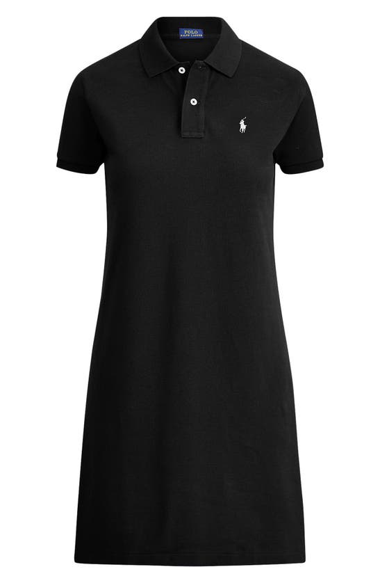 Shop Polo Ralph Lauren Polo Cotton Shirtdress In Polo Black