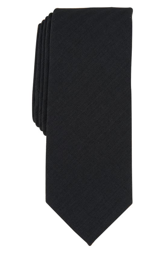 Original Penguin Bradder Solid Tie In Black