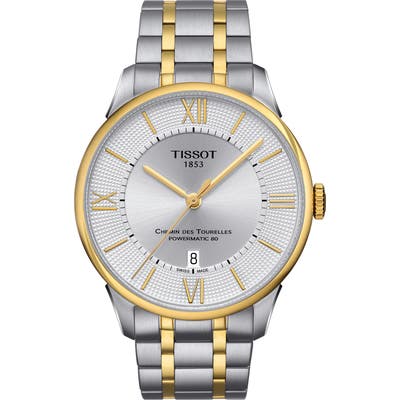 Tissot Chemin Des Tourelles Automatic Bracelet Watch, 42Mm