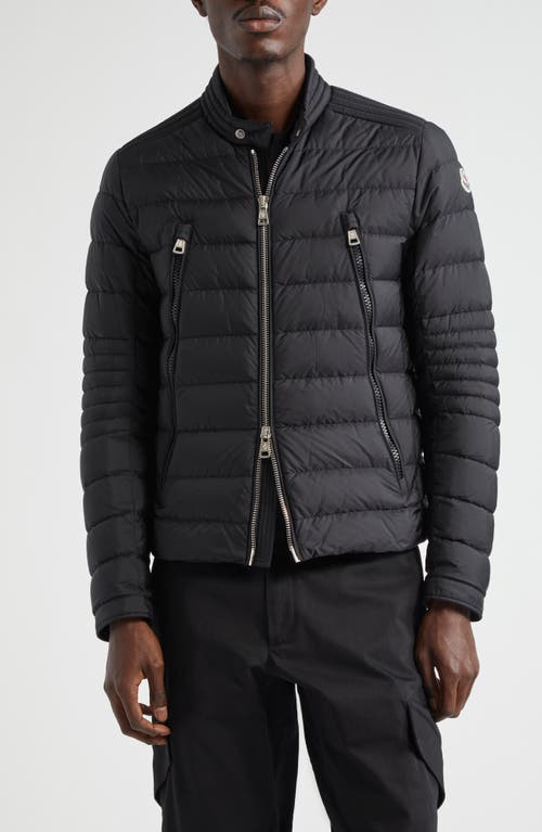 Moncler Amiot Water Repellent Down Puffer Jacket Black at Nordstrom,