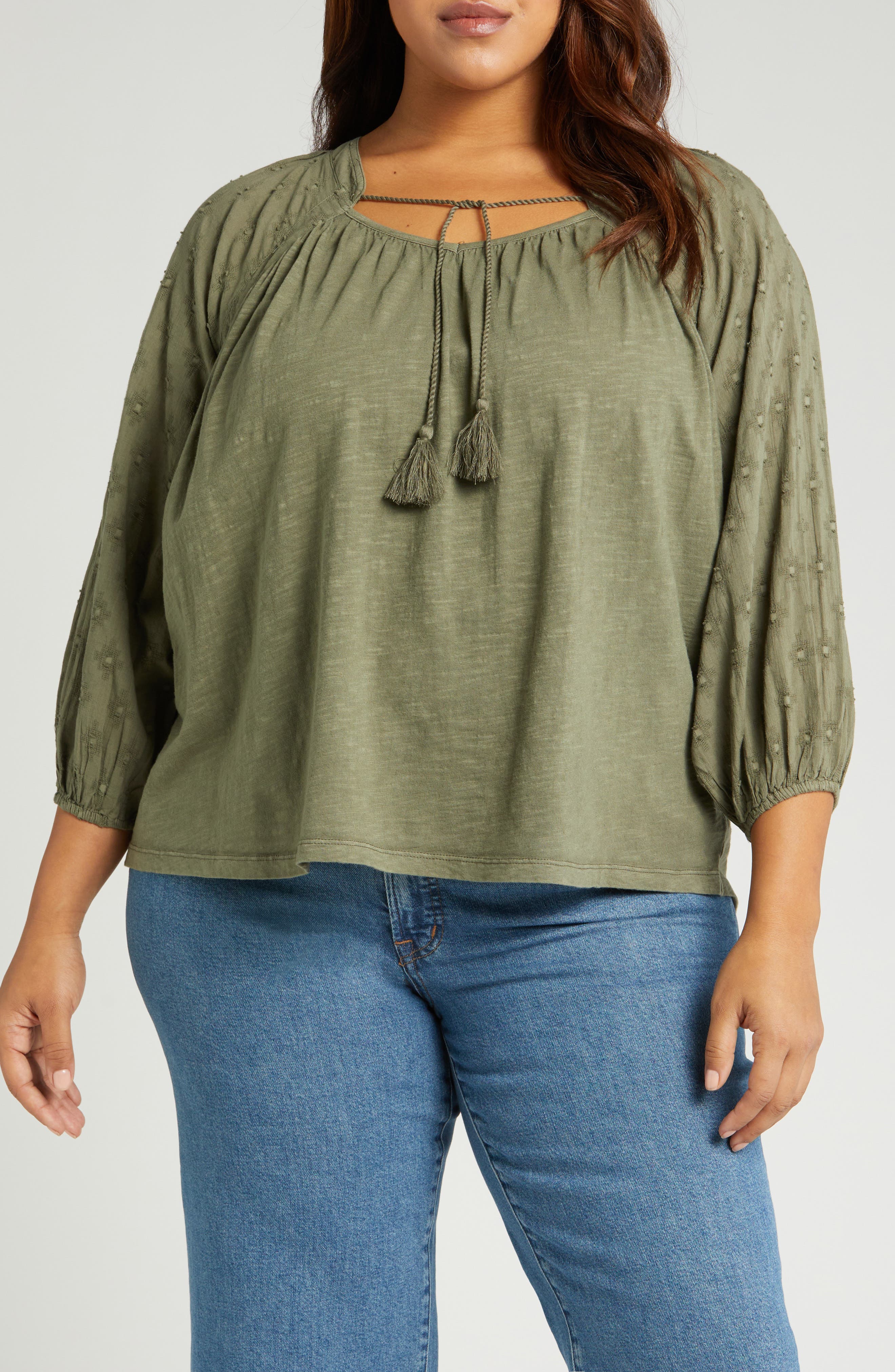 lucky brand plus size tops