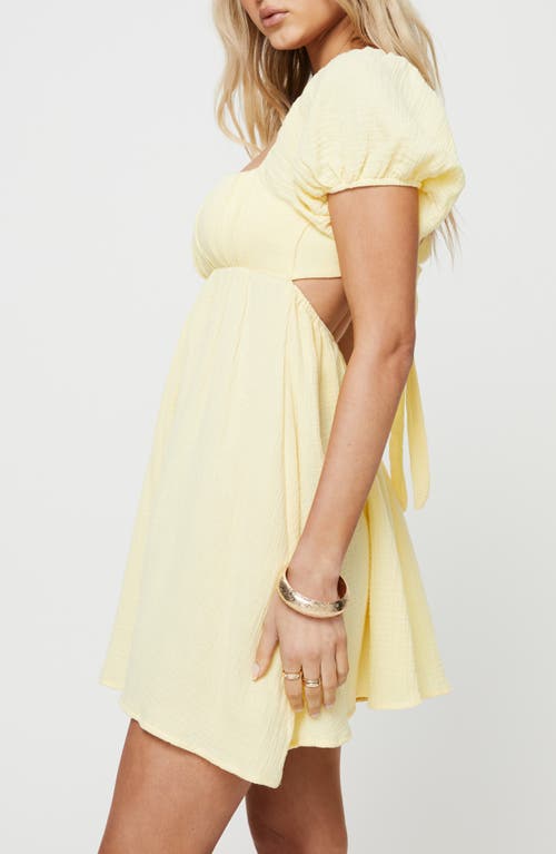 PRINCESS POLLY PRINCESS POLLY LET'S DANCE TIE BACK BABYDOLL DRESS