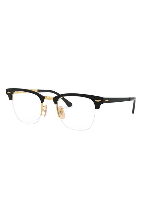 Ray Ban Ray-ban 50mm Optical Glasses In Gold/black