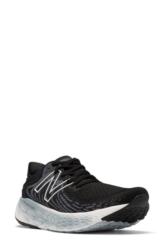 New Balance 1080v10 Running Shoe In Black Mesh