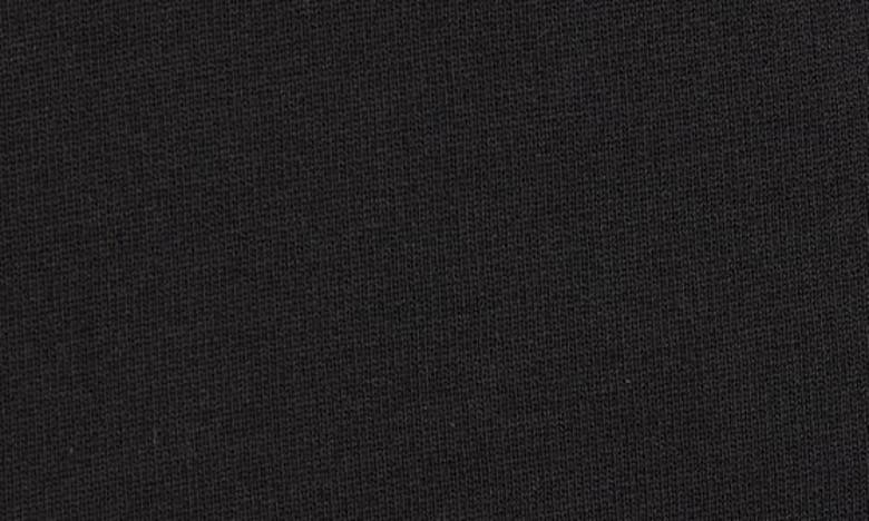 Moncler Cotton Fleece Half Zip Sweatshirt In Black