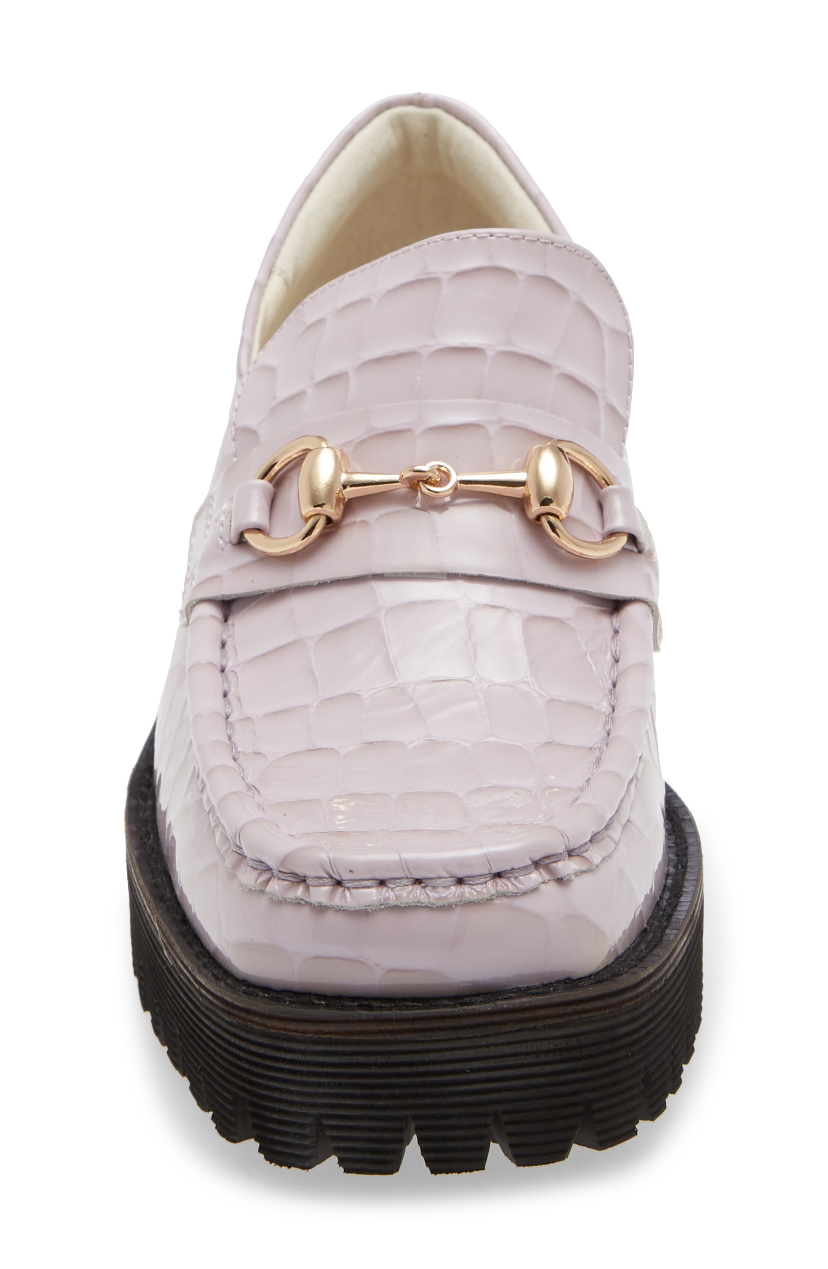 intentionally blank croc loafer