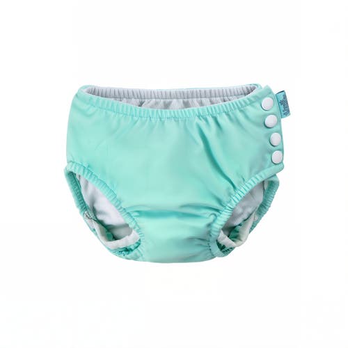 Shop Uv Skinz Adjustable Swim Diaper Set In Aruba