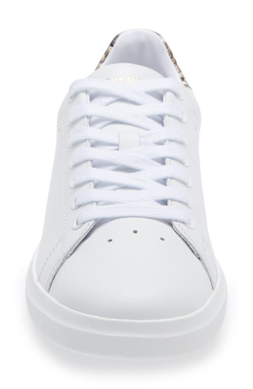 Shop Tory Burch Howell Court Sneaker In Titanium White/warm Roccia