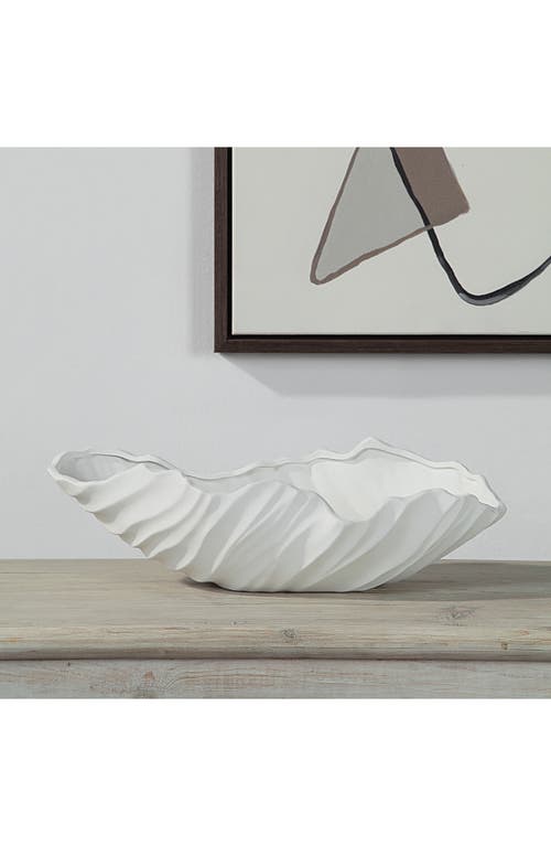 Shop Renwil Darius Ceramic Bowl In White