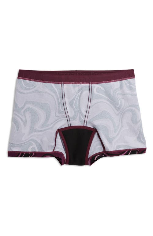 Shop Tomboyx First Line Stretch Cotton Period 4.5-inch Trunks In Go With The Flow