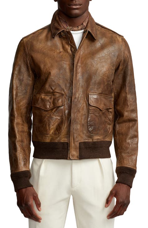 Ridley Leather Bomber Jacket