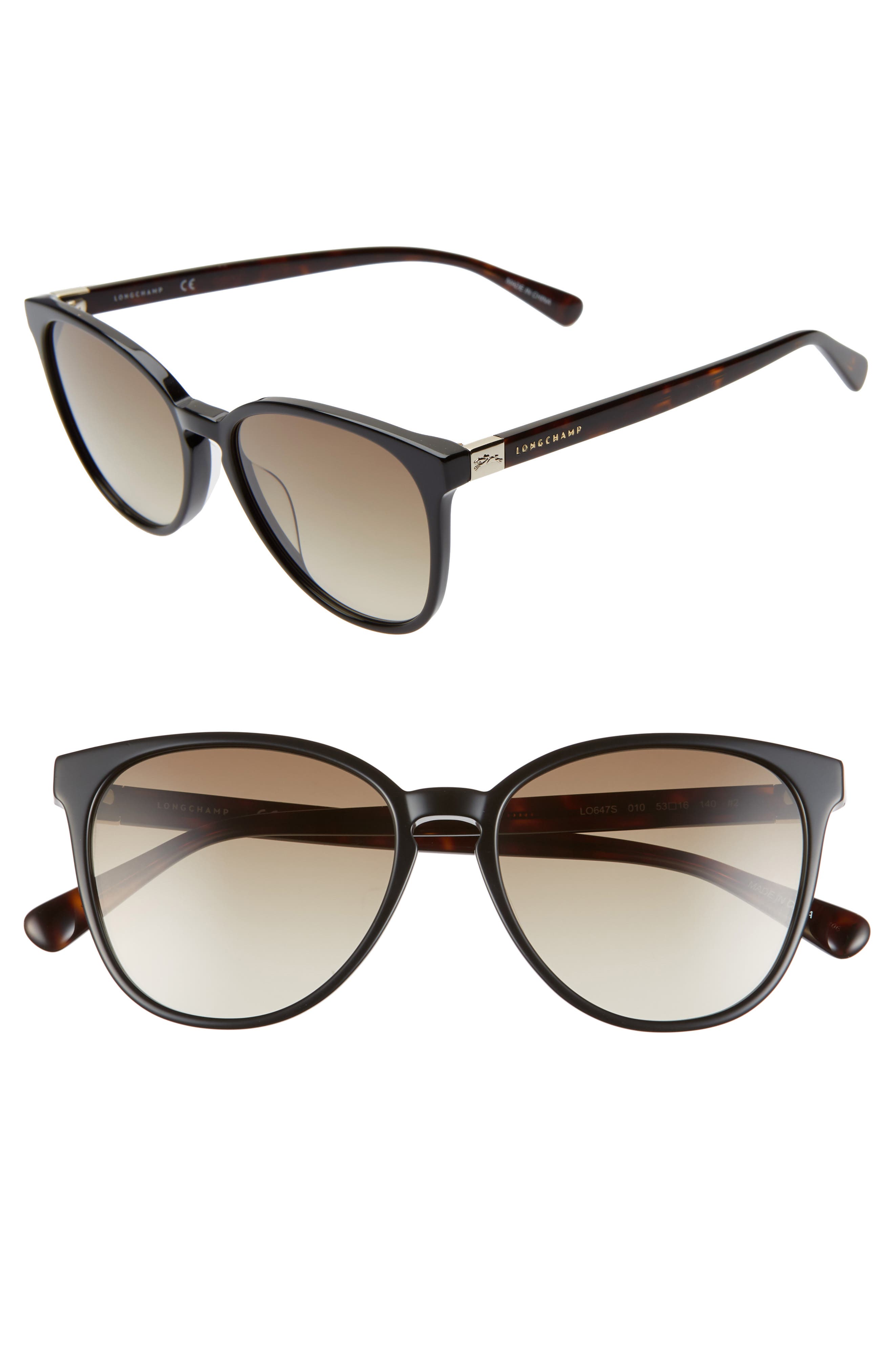 Le Pliage 53mm Gradient Cat Eye Sunglasses Nordstrom
