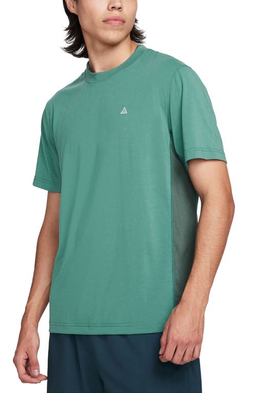 Nike Acg Dri-fit Adv Uv T-shirt In Bicoastal/green/white