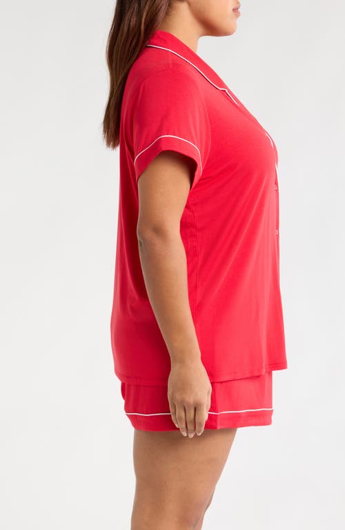 Shop Nordstrom Moonlight Eco Short Pajamas In Red Toreador