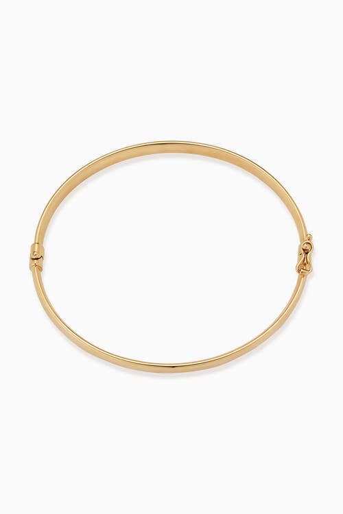 Oradina 14k Gold The One Bold Bangle In Yellow Gold