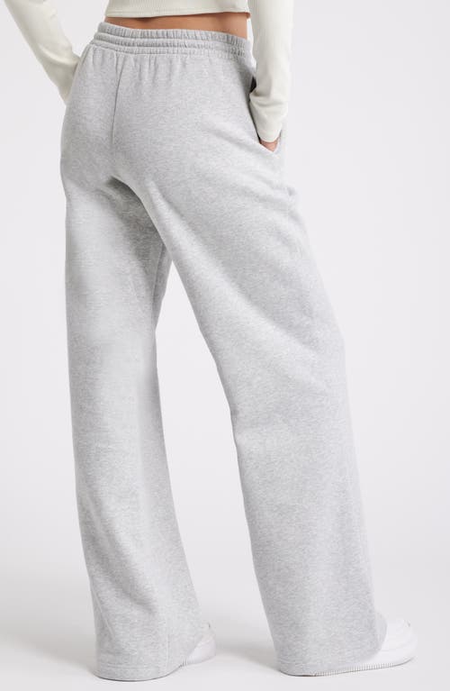 Bp. Wide Leg Fleece Pants In Grey Soft Heather