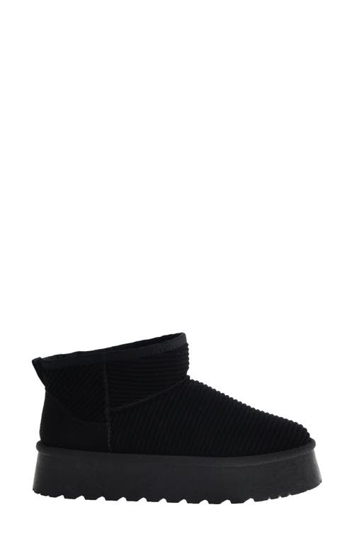 Shop Dirty Laundry Yarroh Corduroy Platform Bootie In Black