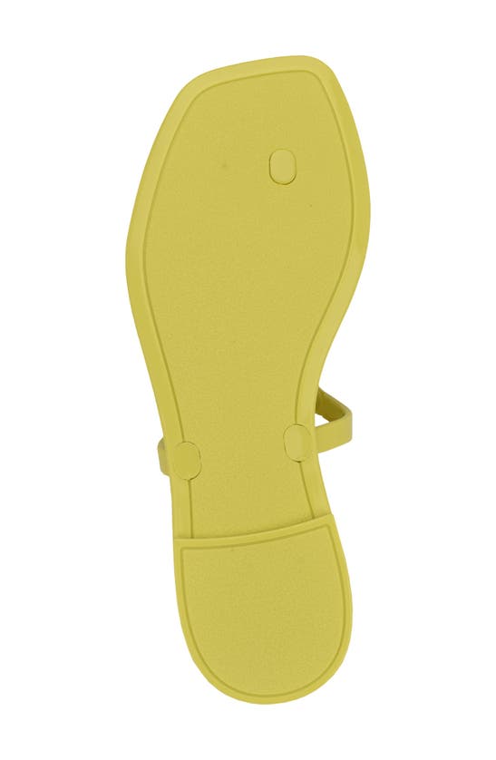 Shop Calvin Klein Edhen Flip Flop In Yellow