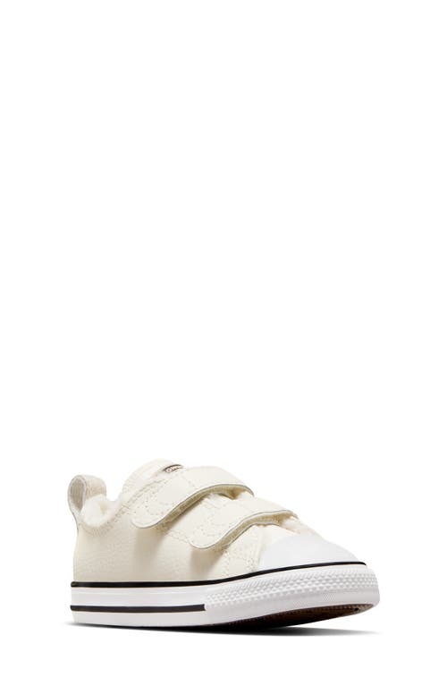 Converse Kids' Chuck Taylor All Star 2V Oxford Sneaker in Egret/White/Black at Nordstrom, Size 8 M