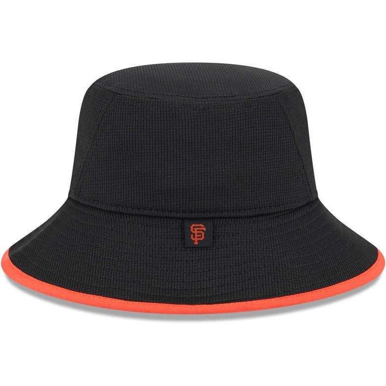 Shop New Era Black San Francisco Giants Game Day Bucket Hat