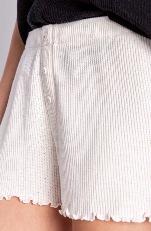 PJ SALVAGE PJ SALVAGE TEXT ESSENTIAL PAJAMA SHORTS
